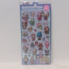 ぷっくり立体キャラクターシール ラブブ　おばけ　4シートセットの画像