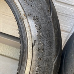 あげます　スクーター用タイヤ2本の画像