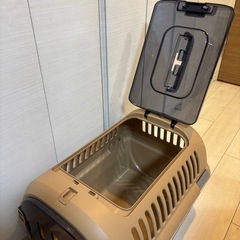 リッチェル ペットキャリー　キャンピングキャリー ファイン ダブルドア 　M ブラウン
の画像