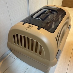 リッチェル ペットキャリー　キャンピングキャリー ファイン ダブルドア 　M ブラウン
の画像