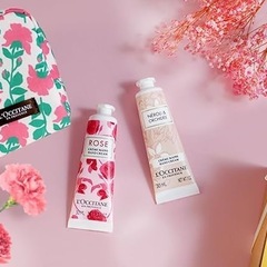 ロクシタン(L'OCCITANE) フローラルハンドクリームギフトセット(ポーチ付き)ネロリオーキデ+ローズ 30mL 誕生日 プレゼント ギフト 女性 男性 人気 送別 ホワイトデーの画像