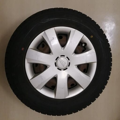 ダイハツ 純正 ホイール 4本 145/80R13 DUNLOP 2018年製 4本セット スタッドレス