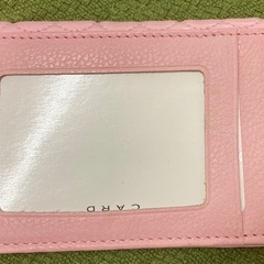 サマンサタバサ　定期・名刺・カード入れ ピンクの画像