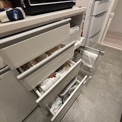 ニトリ　キッチンボード　カップボード　120cm幅の画像