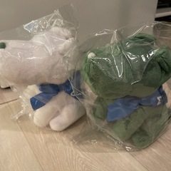 犬のぬいぐるみの画像