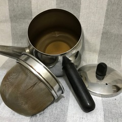 ステンレス製急須の画像