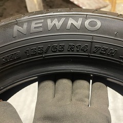 夏タイヤ1本　2024年製155/65/R14の画像