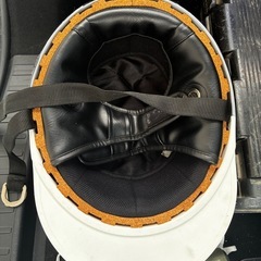 コルク　半キャップ　　ヘルメット
の画像