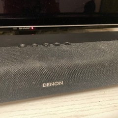 SHARP 有機ELテレビ　48型　2021年製　DENON サウンドバーセットの画像