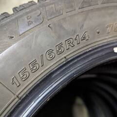 155/65R14 スタッドレス　ブリヂストン　VRX 4本の画像