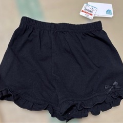 西松屋　新品5枚セット　レギンス3本、ショートパンツ1つ、クマさんトップス1枚の画像