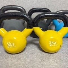 【中古】札幌 引取歓迎 ケトルベル まとめて 18kg 16kg 14kg 10kg 8kg 6kg 5kg×2 3kg Grong FIELDOOR KETTLEBELL SUNS セット 【札TB01】の画像