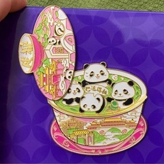 成都パンダ　マグネットの画像