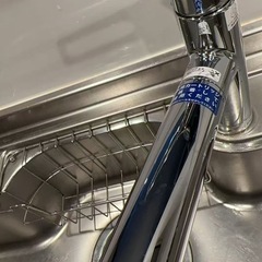 美品クリナップ システムキッチン 間口240cm 奥行65cm 高85cm 都市ガス　洗碗機付き(一回も未使用)の画像