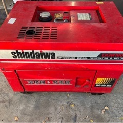 溶接機 発電機 ヴェルダー 防音型 Shindaiwa DGW180M
の画像