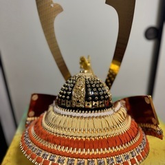 五月人形 兜飾り セット（4点セット・箱付き）の画像