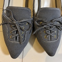 titty&Co. チェック柄パンプス 汚れありの画像
