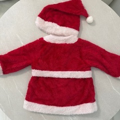 帽子付き❗️バースデイ サンタコスチューム リボン 90の画像