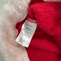 帽子付き❗️バースデイ サンタコスチューム リボン 90の画像