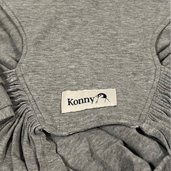 konny 抱っこ紐　グレーの画像