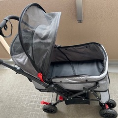 GEX ジェックス わんわんカート 中型犬用 グレーの画像