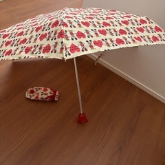 ミッキーミニー折りたたみ傘の画像