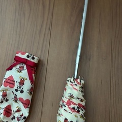 ミッキーミニー折りたたみ傘の画像