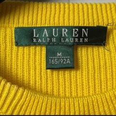 【終了】ローレン ラルフローレン ボーダー コットン ニット の画像