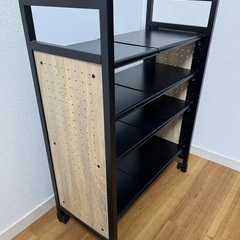 高さ・横幅調整可能　シューズラックの画像