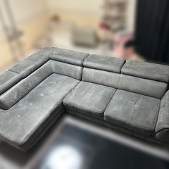 L字ソファーの画像