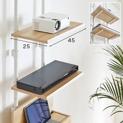 [幅45] 突っ張り収納 プロジェクター置き 壁面収納  LOWYAの画像
