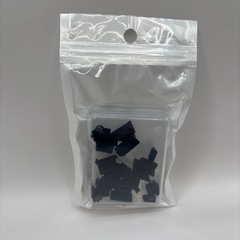 黒色 20個セットUSB 防塵キャップ & USB-C カバー 柔軟シリコン製の画像