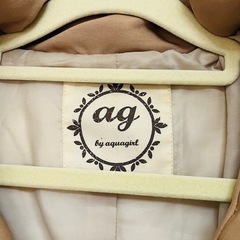 ag by aquagirl ベージュ キルティングジャケット Lサイズの画像