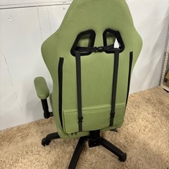 新品　組立済み Dowinx ゲーミングチェア オフィスチェア デスクチェア リクライニングチェア 幅広 通気性 布生地 高反発 リクライニング140度 ポケットコイルクッション テレワーク お尻にやさしい グリーン LS-6657B03Aの画像