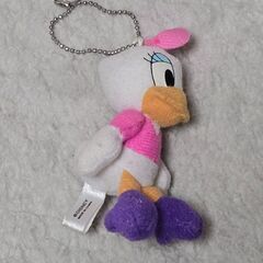 デイジーダック マスコット 人形 ディズニー 昭和レトロ ボールチェーン 当時物の画像
