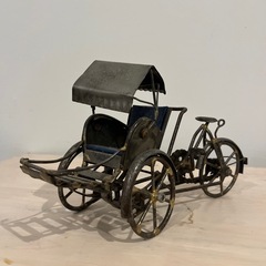置物　オブジェ　人力車　アンティークの画像