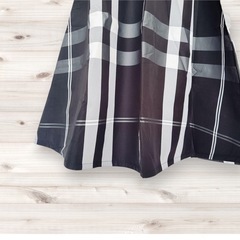 Vilelemt 【M】ロングスカート チェック柄 フレアスカート モノトーンの画像