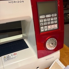 ジャノメ　ミシン　メモリークラフト7700の画像