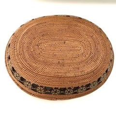 バスケット　カゴ　アタ　ラタン
の画像