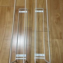 【定価4000円・tower】山崎実業(Yamazaki) ウォール 段ボールストッカー ホワイト 約W7XD12.5XH40cm （1個あたり）タワー tower 段ボール 収納 そのまま結束できる 5771の画像