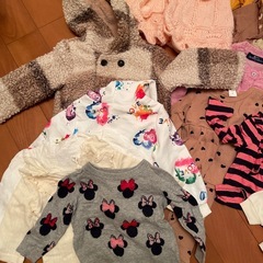 大量！70〜80cm 秋冬　女の子服の画像