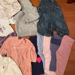 大量！70〜80cm 秋冬　女の子服の画像