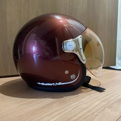 バイクヘルメット ジェット BUBBLE-BEE マルーン ダムトラックスの画像