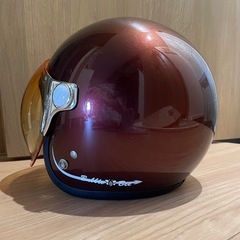バイクヘルメット ジェット BUBBLE-BEE マルーン ダムトラックスの画像