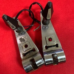 🏍️ヘッドライトステー&LEDウィンカー付💡の画像