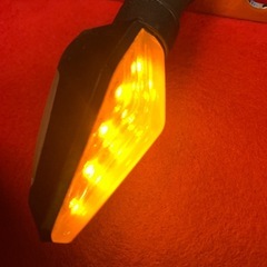 🏍️ヘッドライトステー&LEDウィンカー付💡の画像