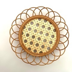 竹　竹細工　茶托　コースターの画像