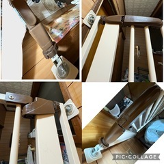 RAKU ペットゲート 高さ155 cm 突っ張り式  取付幅67-76 cm　クリームホワイトの画像