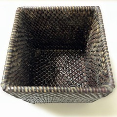 ラタン　かご　箱　ケースの画像