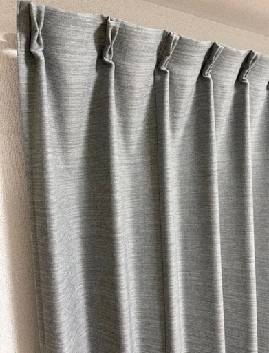 ニトリ 遮光カーテン1級 アクト グレー